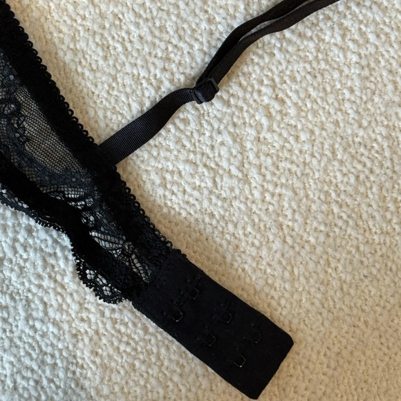 Aubade Paris Danse des Sens Lace Push-Up Bra – Black / Nude – 32B (FR 85B) - Picture 5 of 10